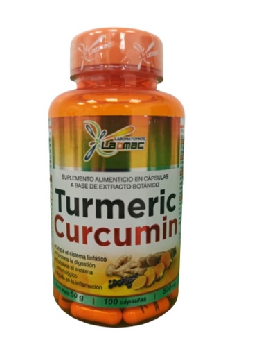 Tumeric y Curcumin 500mg Labmac Rincon Natural