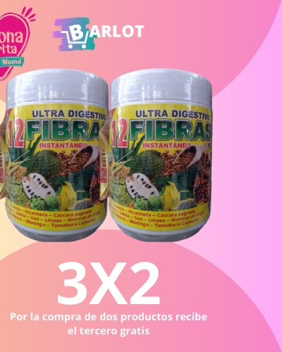 PROMO 12 FIBRAS COMPRA 2 RECIBES 3 RINCÓN NATURAL