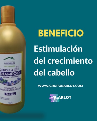 Shampoo de Cebolla 500ml Rincon Natural
