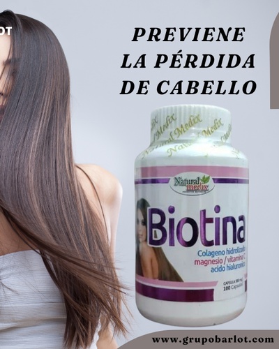 Biotina 500mg Rincon Natural