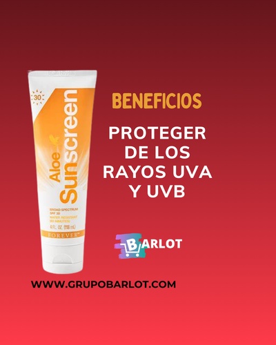 Aloe sunscreen bloqueador solar protector solar Forever