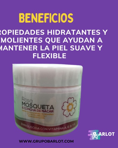 Concha de Nacar con Rosa Mosqueta Rincon Natural