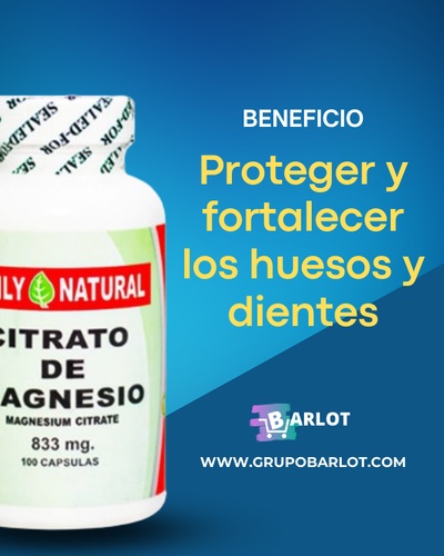 Citrato de Magnesio 833mg Rincon Natural