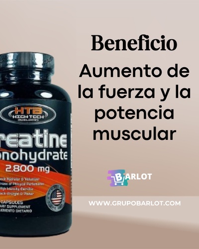 Creatina Monohidratada 2800mg Rincon Natural creatine / Máximo Aumento Muscular Rincon Natural