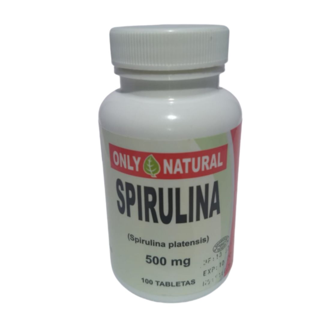 Espirulina platenses alga 100% natural en pastillas