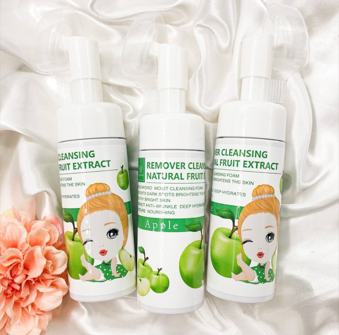 Espuma facial limpiadora con extracto de Manzana Verde Rincon Natural