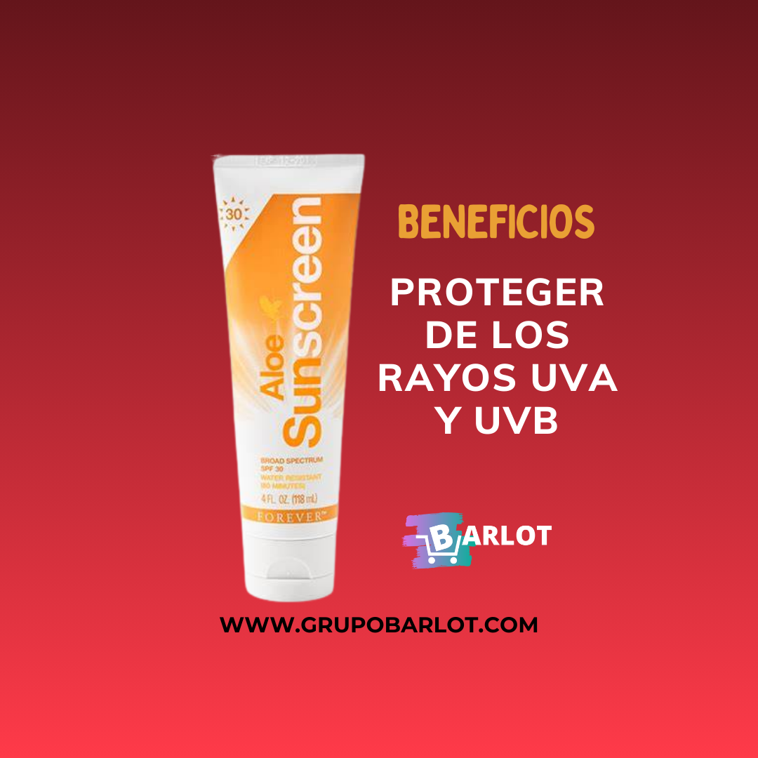 Aloe sunscreen bloqueador solar protector solar Forever